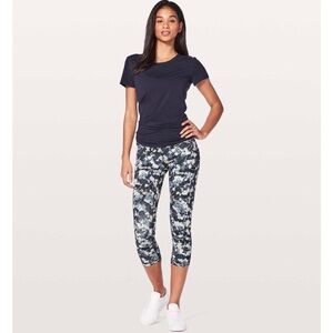 LULULEMON Wunder Under Hi-Rise Spring Bloom Crop Leggings 21" 8
